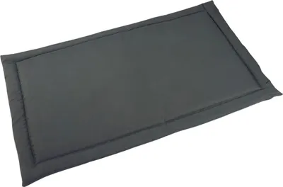 Produktbild von Wasserfestes hundebett größe 100x60 cm - robust, pflegeleicht, aus codura, matte für kleine, mittlere und große hunde, für innen- und außenbereich - farbe - anthrazit