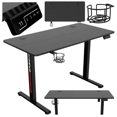 Produktbild von SHADOW GAMER 1.0 elektrischer Gaming-Schreibtisch, schwarz, 120 cm