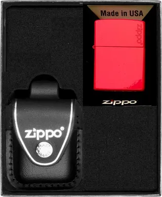 Obrázok produktu pre Sada zapaľovačov ZIPPO RED MATTE LOGO dar No3