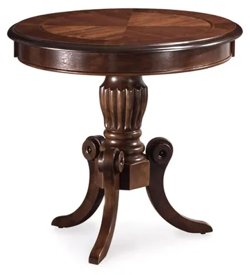 Produktbild von Couchtisch Nevada Wohnzimmertisch 60x60x55cm Nussbaum dunkel Jugendstil