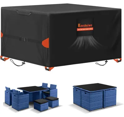 Produktbild von Gartenmöbel-Abdeckung 130 x 100 x 74 cm wasserdicht 420D Oxford-Gewebe winddicht UV-Schutz