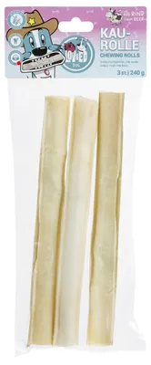 Produktbild von Lov&Ed Rinderhautkaurolle 3 Stück, 240g - langanhaltender Kauspaß für alle Hunde