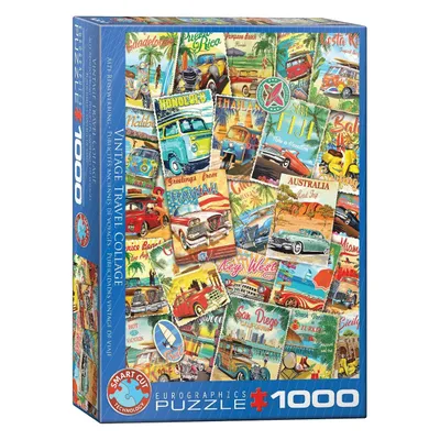 Zdjęcie produktu dla Eurographics Vintage Reisecollage (1000)