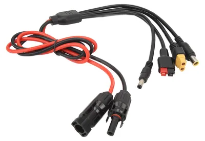 Image de Connecteur solaire vers prise XT60, câble adaptateur, résistant aux intempéries, protection multiple, câble de raccordement photovoltaïque