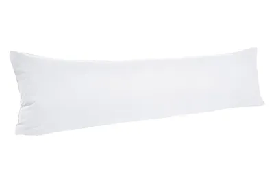 Produktbild von Seitenschläfer-Kissenhülle - 140 x 40 cm - Weiß - Baumwolle - mit Reißverschluss