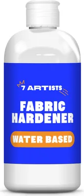 Produktbild von 7 Artists Textilverstärker Textilversteifer Transparent - Stoff Steif Textilhärter/Textil Steifer 500ml - Fabric Stiffener für Baumwolle, Wolle, Denim, Seide, Leinen, Frost- und Wasserbeständig