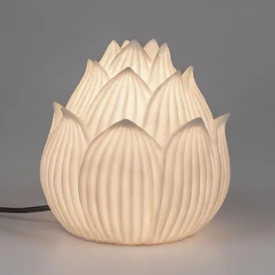 Produktbild von Außenlampe, Outdoor Gartenlampe Lotusblüte H. 25cm aus Fiberglas Formano S26