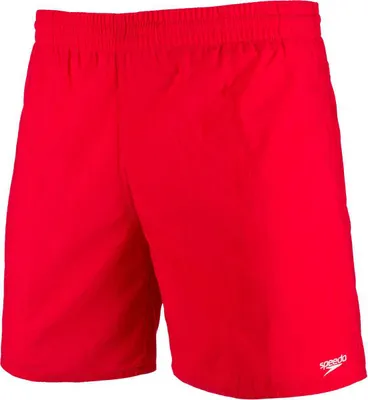 Zdjęcie produktu dla Szorty kąpielowe Speedo dla mężczyzn, Solid Leisure 16 – WSHT AM, szorty pływackie, szorty plażowe, czerwone, rozmiar S (Small)