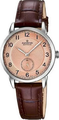 Produktbild von Candino Uhr Damen C4593/3 Leder braun Armbanduhr 5 ATM