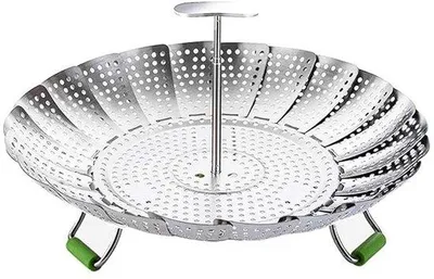Obrázek produktu pro Parní vařič, stříbrný, 22 cm, nastavitelný