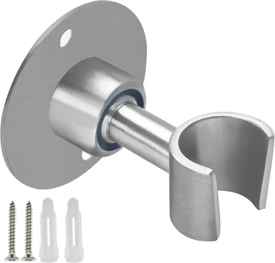 Immagine prodotto di Supporto per soffione doccia in acciaio inossidabile, regolabile a 360°, da montare a parete, per la doccia