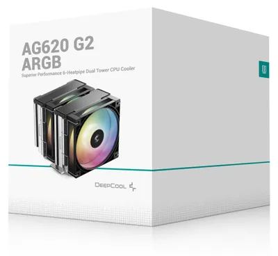 Produktbild von DeepCool AG620 G2 ARGB, Luftkühlung, 12 cm, Schwarz
