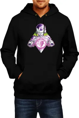 Immagine prodotto di Felpa con cappuccio da uomo Dragon Anime Manga Ball Z Frieza 04, Man S , Noir