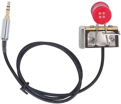 Produktbild von Automatische Morse Code Key - Dual Paddle CW Paddle - Ergonomischer Schlüssel - Für Amateurradio - Präzise und bequem - Pedal-Schaltfläche