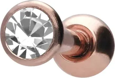 Produktbild von Ohrpiercing Chirurgenstahl Ohrpiercing KRISTALL