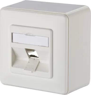 Produktbild von METZ CONNECT Puszka połączeniowa Keystone AP 1 port niewyposażona czysta biel