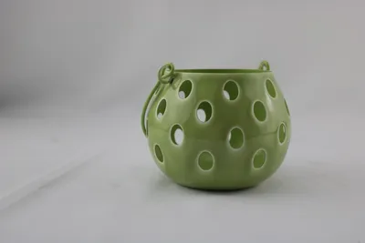 Image de Lanterne M verte 13 x 13 x 10 cm