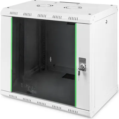 Obrázek produktu pro Digitus DN-19 09-U, Nástěnný regál, 9U, 100 kg, 22,5 kg, Šedá
