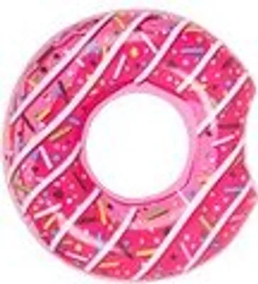 Produktbild von Bestway - "Donat" Aufblasbarer Schwimmreifen, Schwimmen (2er-Pack) PP14696 (Einheitsgröße) (Braun/Pink)