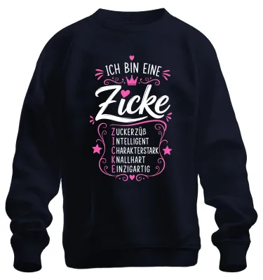 Immagine prodotto di Maglietta con cappuccio, taglia S, colore blu navy, con scritta "Principessa dispettosa, , cuore, sarcasmo"