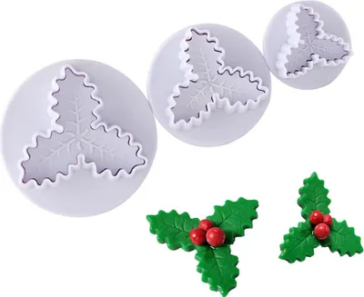 Produktbild von Weihnachtsbummelblatt -Fledermausschneiderbl?tter Fondant Formparty Kuchen Cupcake Dekorieren Backwerkzeuge