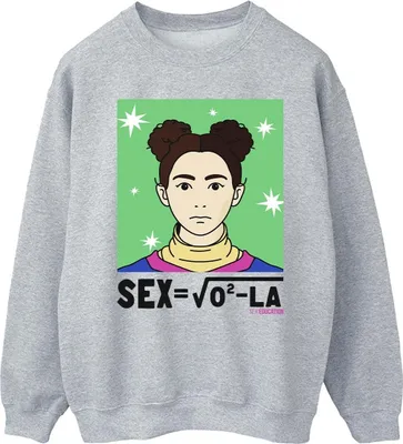 Produktbild von Netflix - " Education  Equation" Sweatshirt für Herren BI44287 (M) (Grau)