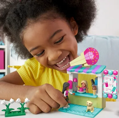 Obrázok produktu pre Mega Bloks Stavebnica Barbie Sada Kabriolet a stánok so zmrzlinou HPN78