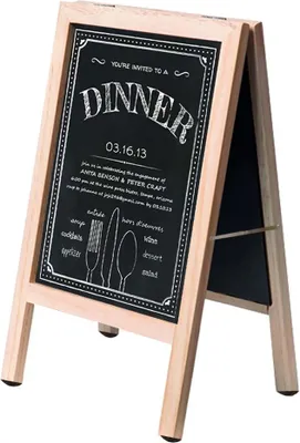 Obrázek produktu pro Reklamní, křídový stojan áčko, 40*60cm