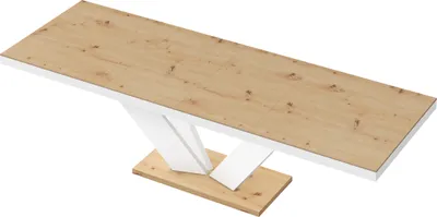 Produktbild von Design Esstisch Tisch HEU-111 Hochglanz ausziehbar 160 bis 256 cm