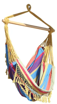 Obrázek produktu pro Vivere Brazilian, Závěsná houpací síť, 113 kg, 1 člověk/lidí, Bavlna, Vícebarevný, 609,6 mm