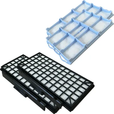 Produktbild von SET - 2x HEPA Filter + 2x Motorfilter geeignet Für Siemens VSQ5X1230/01 Q5.0 Extreme