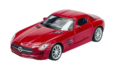Obrázek produktu pro Welly Mercedes-Benz SLS AMG červený 1:43 Diecast kovový model v krabičce 44033