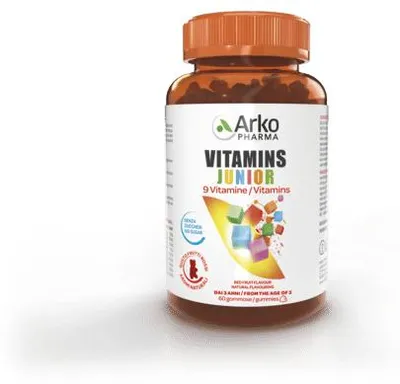 Immagine prodotto di Vitamins Junior 60 Gummies Senza Zuccheri Gusto Frutti Rossi