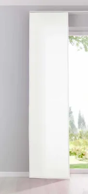 Produktbild von Flächenvorhang Schiebegardine Cationic »Palermo« blickdicht Leinen Optik natura seidenmatt, HxB 245x60 cm, Weiß Landhaus Stil 204411