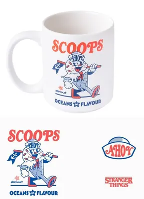 Immagine prodotto di Erik - Kubek oficjalny Stranger Things Scoops Ahoy 350ml do kawy i herbaty