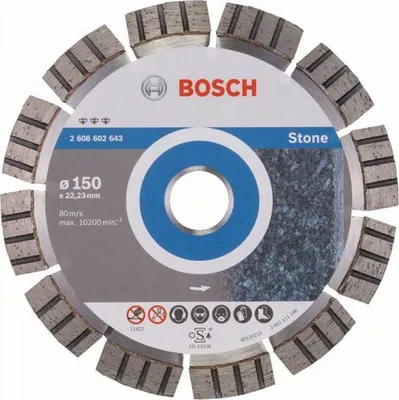 Image de Disque à tronçonner diamanté Best for Stone - BOSCH - 2608602643