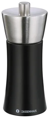 Zdjęcie produktu dla Młynek do soli Zassenhaus AUGSBURG, czarny, 14 cm, numer produktu: 25057, kod produktu: 4006528025057