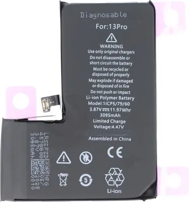 Produktbild von Akku für  Apple iPhone 13 Pro A2636, A2638, A2639, A2640, iPhone 13 Pro ersetzt A2656