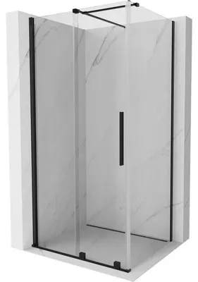 Obrázek produktu pro Mexen Velar posuvná sprchová kabina 90 x 85 cm, transparentní, černá - 871-090-085-01-70