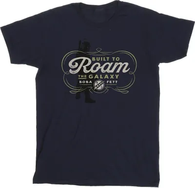 Produktbild von Star Wars - "The Book Of Boba Fett Built To Roam" T-Shirt für Herren BI44862 (XXL) (Marineblau)