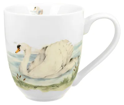 Produktbild von DUO World of Birds XXL Becher 1000 ml SWAN New Bone China Porzellan