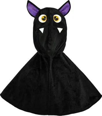 Produktbild von Poncho Kinder Fledermaus Plüsch 1-2 Jahre