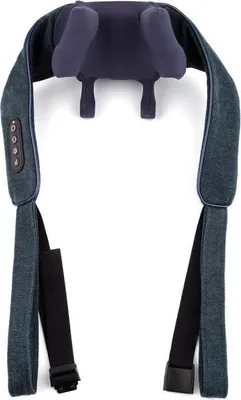 Obrázek produktu pro Masážní přístroj na krk Medivon Hyperion, Shiatsu, 2 rychlosti, infračervené vytápění, podporuje krevní oběh a regeneraci, tmavě modrá