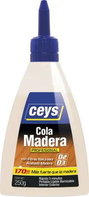 Imagen del producto de Adhesivo para madera Ceys Professional, D2/D3, 250 g