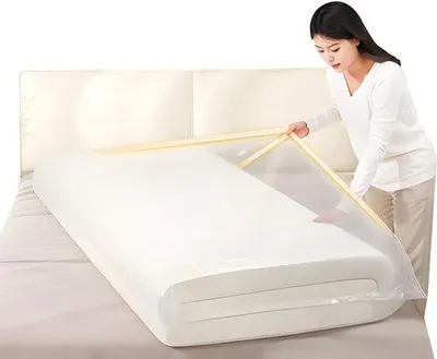 Produktbild von Vakuumbeutel für Matratzen, 240 x 130 cm - Wiederverwendbare, verschließbare Vakuumbeutel für Matratzen - Ideal für Umzüge und Transport