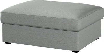 Produktbild von Dekoria Bezug für Kivik Hocker, blau, Bezug für Hocker Kivik