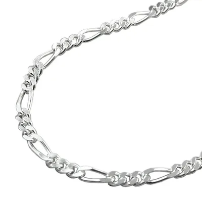 Produktbild von Kette 3mm Figarokette Silber 925 50cm silber 3mm