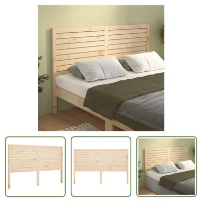 Produktbild von The Living Store Kopfteil 186x4x100 cm Massivholz Kiefer