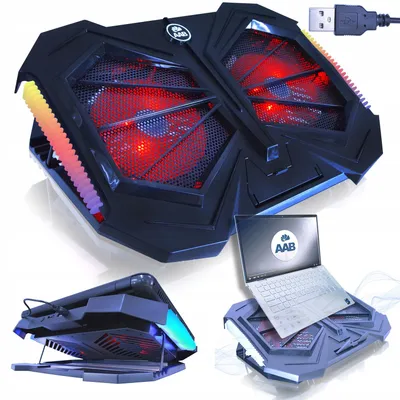 Zdjęcie produktu dla AABCOOLING MANTIS – podkładka chłodząca do laptopa 15,6", cicha