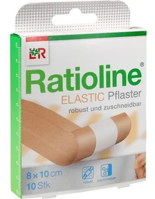 Produktbild von RATIOLINE elastic Wundschnellverband 8 cmx1 m